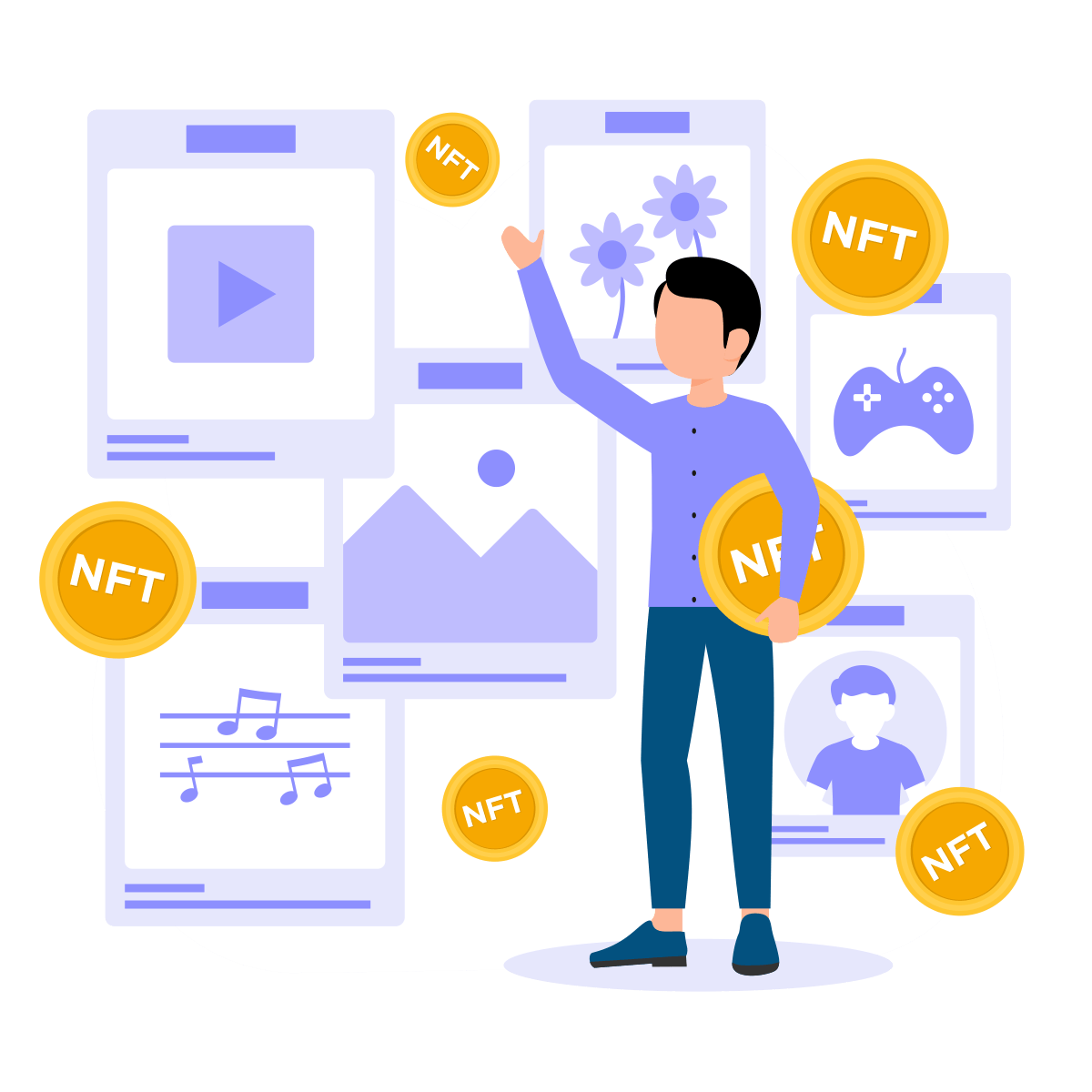 Hero asset, NFT marketplace
